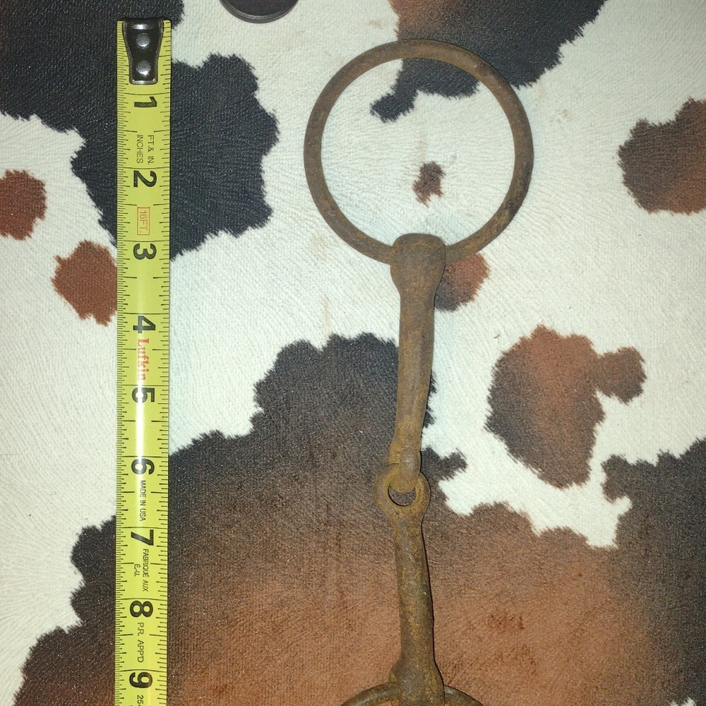 Rustic Vintage Loose Ring Snaffle Horse Bit